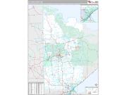 St. Louis County, MN <br /> Wall Map <br /> Premium Style 2024 Map