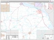 Wabasha County, MN <br /> Wall Map <br /> Premium Style 2024 Map