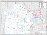 Wright County, MN <br /> Wall Map <br /> Premium Style 2024 Map