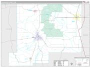 Chickasaw County, MS <br /> Wall Map <br /> Premium Style 2024 Map