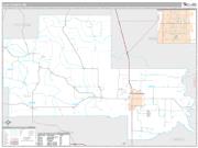 Clay County, MS <br /> Wall Map <br /> Premium Style 2024 Map