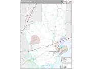 Hancock County, MS <br /> Wall Map <br /> Premium Style 2024 Map