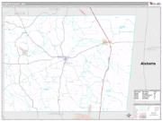 Kemper County, MS <br /> Wall Map <br /> Premium Style 2024 Map