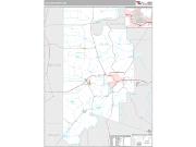 Leflore County, MS <br /> Wall Map <br /> Premium Style 2024 Map