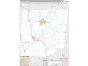 Monroe County, MS <br /> Wall Map <br /> Premium Style 2024 Map
