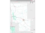 Montgomery County, MS <br /> Wall Map <br /> Premium Style 2024 Map