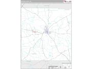 Neshoba County, MS <br /> Wall Map <br /> Premium Style 2024 Map