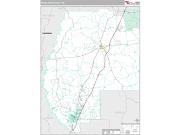 Pearl River County, MS <br /> Wall Map <br /> Premium Style 2024 Map