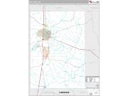 Pike County, MS <br /> Wall Map <br /> Premium Style 2024 Map