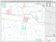Pontotoc County, MS <br /> Wall Map <br /> Premium Style 2024 Map