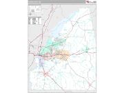 Rankin County, MS <br /> Wall Map <br /> Premium Style 2024 Map