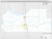 Tate County, MS <br /> Wall Map <br /> Premium Style 2024 Map
