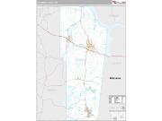 Tishomingo County, MS <br /> Wall Map <br /> Premium Style 2024 Map