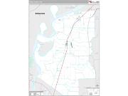 Tunica County, MS <br /> Wall Map <br /> Premium Style 2024 Map