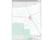 Wayne County, MS <br /> Wall Map <br /> Premium Style 2024 Map