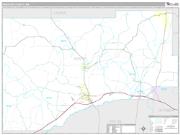 Webster County, MS <br /> Wall Map <br /> Premium Style 2024 Map