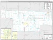 Audrain County, MO <br /> Wall Map <br /> Premium Style 2024 Map