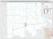 Carroll County, MO <br /> Wall Map <br /> Premium Style 2024 Map