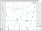 Clinton County, MO <br /> Wall Map <br /> Premium Style 2024 Map