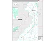 Dunklin County, MO <br /> Wall Map <br /> Premium Style 2024 Map