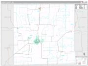 Grundy County, MO <br /> Wall Map <br /> Premium Style 2024 Map
