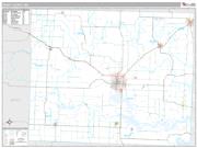 Henry County, MO <br /> Wall Map <br /> Premium Style 2024 Map