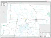 Hickory County, MO <br /> Wall Map <br /> Premium Style 2024 Map