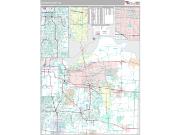 Jackson County, MO <br /> Wall Map <br /> Premium Style 2024 Map