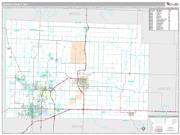 Jasper County, MO <br /> Wall Map <br /> Premium Style 2024 Map