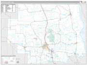 Lincoln County, MO <br /> Wall Map <br /> Premium Style 2024 Map