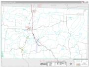 McDonald County, MO <br /> Wall Map <br /> Premium Style 2024 Map