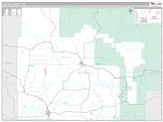 Oregon County, MO <br /> Wall Map <br /> Premium Style 2024 Map