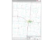 Pettis County, MO <br /> Wall Map <br /> Premium Style 2024 Map