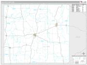 Sullivan County, MO <br /> Wall Map <br /> Premium Style 2024 Map