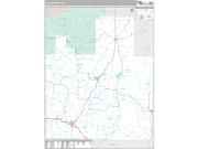 Texas County, MO <br /> Wall Map <br /> Premium Style 2024 Map