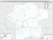 Fergus County, MT <br /> Wall Map <br /> Premium Style 2024 Map