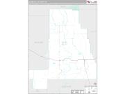 Golden Valley County, MT <br /> Wall Map <br /> Premium Style 2024 Map