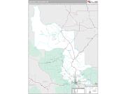 Lewis and Clark County, MT <br /> Wall Map <br /> Premium Style 2024 Map