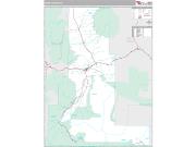 Park County, MT <br /> Wall Map <br /> Premium Style 2024 Map
