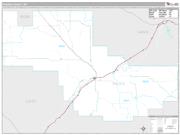 Prairie County, MT <br /> Wall Map <br /> Premium Style 2024 Map