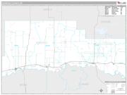 Roosevelt County, MT <br /> Wall Map <br /> Premium Style 2024 Map