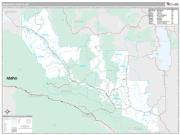 Sanders County, MT <br /> Wall Map <br /> Premium Style 2024 Map