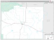 Wheatland County, MT <br /> Wall Map <br /> Premium Style 2024 Map