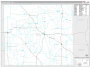 Custer County, NE <br /> Wall Map <br /> Premium Style 2024 Map