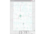 Gage County, NE <br /> Wall Map <br /> Premium Style 2024 Map