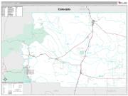 Colfax County, NM <br /> Wall Map <br /> Premium Style 2024 Map