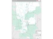 Taos County, NM <br /> Wall Map <br /> Premium Style 2024 Map
