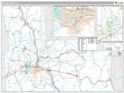 Broome County, NY <br /> Wall Map <br /> Premium Style 2024 Map