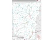 Chenango County, NY <br /> Wall Map <br /> Premium Style 2024 Map