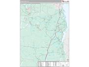 Essex County, NY <br /> Wall Map <br /> Premium Style 2024 Map